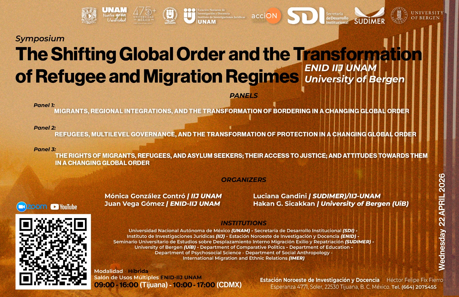 Simposio: The shifting Global Order and the Transformation of Refugee and Migration Regimes